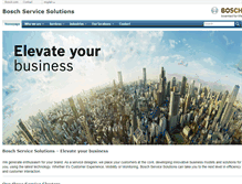 Tablet Screenshot of boschservicesolutions.com